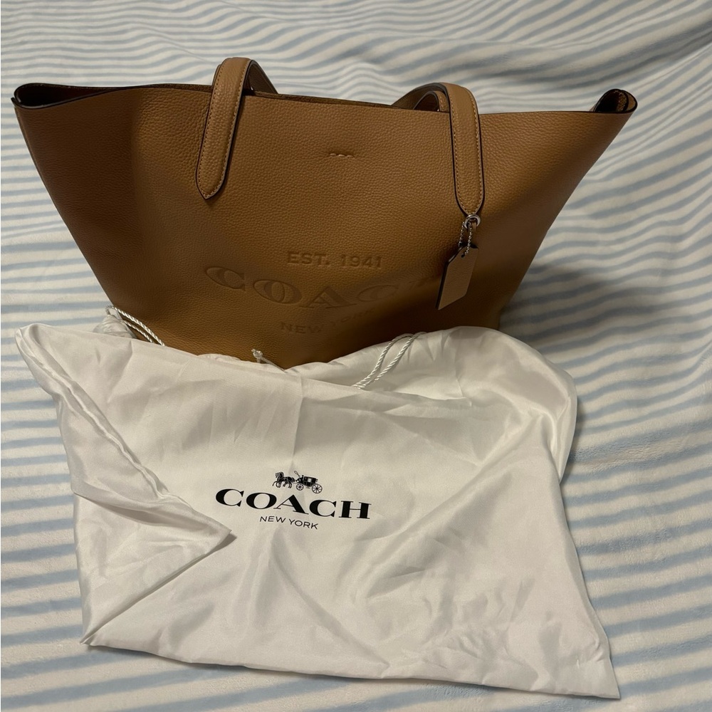 Coach Leather Cameron tote